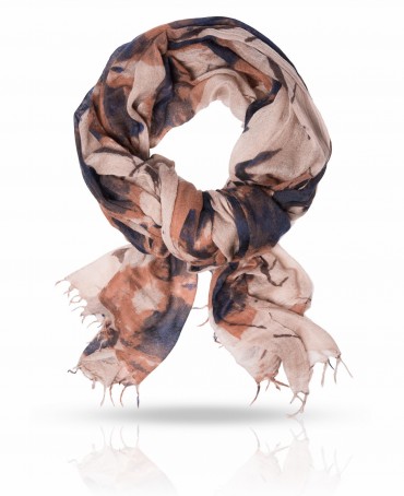 Палантин Женский W-CN.BIG.FLOWER/GREEN